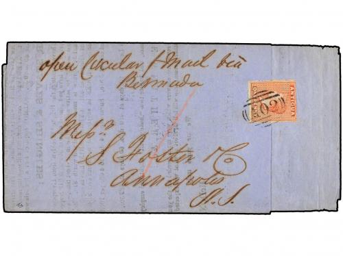 ✉ ANTIGUA. 1870. ANTIGUA to ANNOPOLIS (New Scotia). Printed 