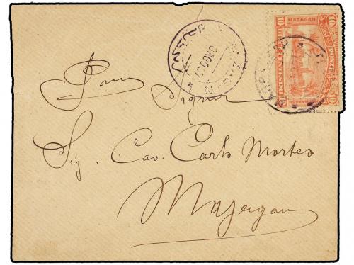 ✉ MARRUECOS: CORREO LOCAL. Yv. 54. 1897. MARRAKECH a MAZAGÁN
