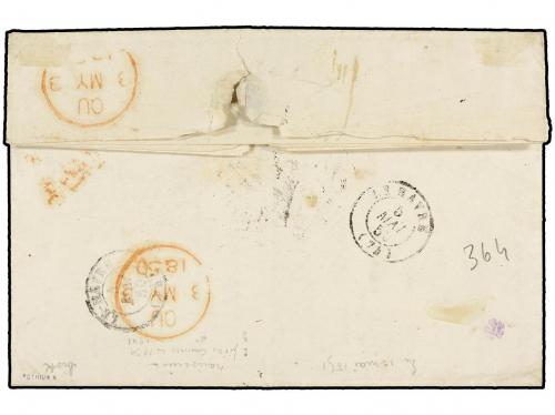 ✉ MARTINICA. 1850 (6 Abril). FRANCOIS a FRANCIA. Carta compl