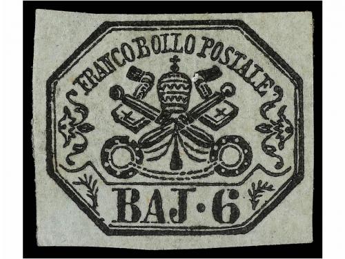 * ITALIA ANTIGUOS ESTADOS: ESTADOS PONTIFICIOS. Sa. 7. 1852.