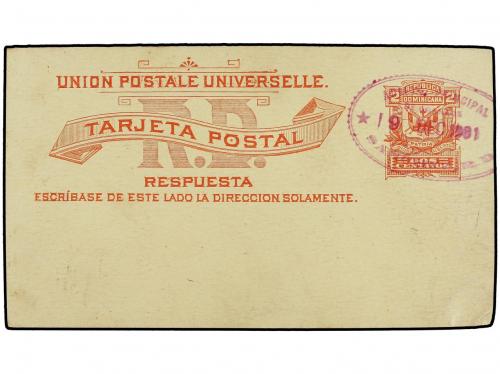 ✉ REPUBLICA DOMINICANA. 1901. SANCHEZ a CONSTANTINOPLA (Turq