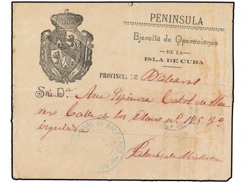 ✉ CUBA. 1897. SOBRE circulado a PALMA DE MALLORCA con membre