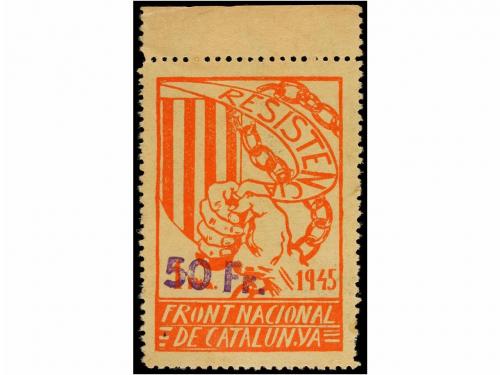 ESPAÑA GUERRA CIVIL. FRONT NACIONAL DE CATALUNYA. 1 pta., 1