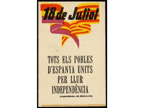 ESPAÑA GUERRA CIVIL. 18 DE JULIOL TOTS ELS POBLES D&#39;ESPANYA.