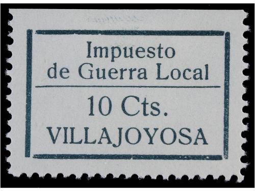 (*) ESPAÑA GUERRA CIVIL. VILLAJOYOSA. IMPUESTO DE GUERRA. 5 
