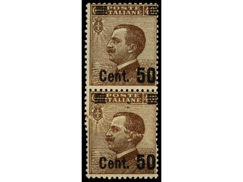 ** ITALIA. Sa. 139x. 1923-27. 50 cents. s. 40 cts. castaño. 