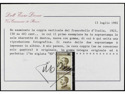**/* ✉ ITALIA. Sa. 139. 1923-27. Conjunto de variedades más 