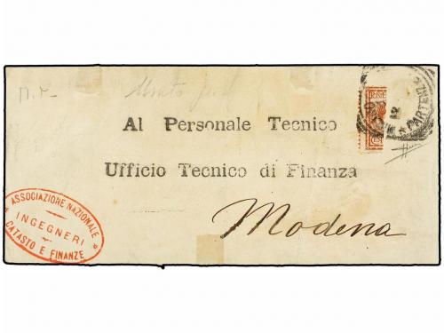 ✉ ITALIA. Sa. 69. (1901 CA.). MILANO a MODENA. FRONTAL de fa