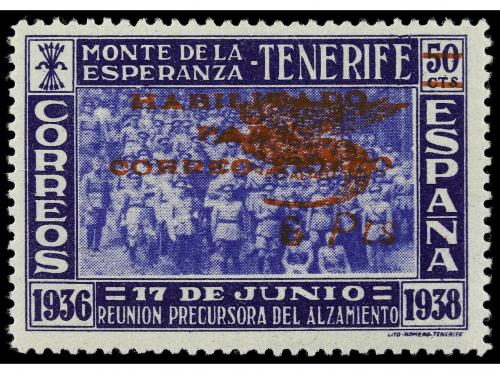 ** ESPAÑA: CANARIAS. Ed. 52/55, *56/57 y 58/61. 1938-39. 10 