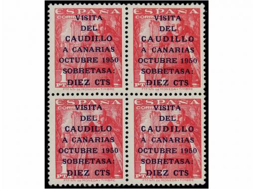 ** ESPAÑA. Ed. 1089/90. CANARIAS CORREO. II TIRADA. Serie c