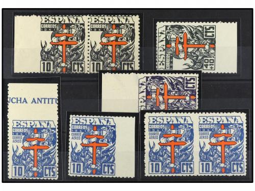 ** ESPAÑA. Ed. 948/51. CONJUNTO de sellos con diversas vari