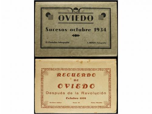 ✉ LOTES y COLECCIONES. 1934. REPÚBLICA ESPAÑOLA. Dos carnets
