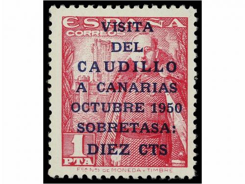 * ESPAÑA. Ed. 1083A/B. CANARIAS CORREO. I TIRADA. Serie comp