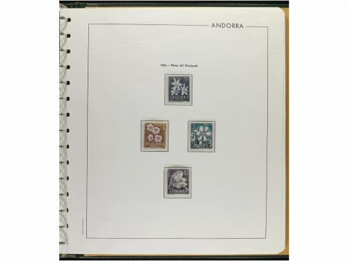 LOTES y COLECCIONES. ANDORRA ESPAÑOLA. Colección de 1875 a 1