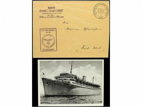 ✉ ESPAÑA GUERRA CIVIL. 1936-39. Tarjeta Postal del buque ale
