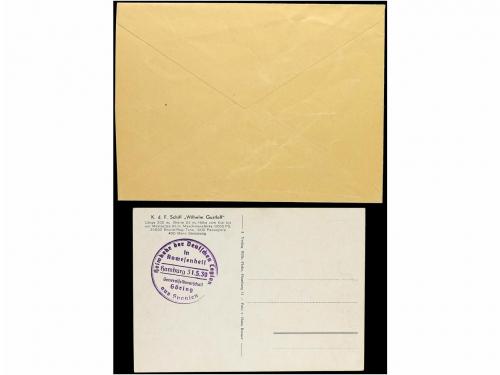✉ ESPAÑA GUERRA CIVIL. 1936-39. Tarjeta Postal del buque ale