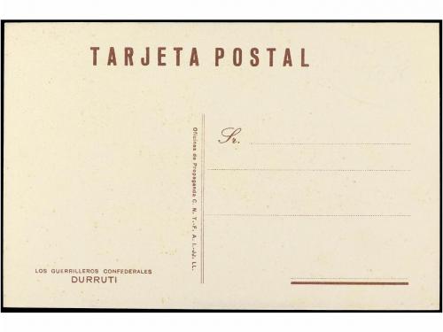 ✉ ESPAÑA GUERRA CIVIL. Tarjeta Postal "Durruti" editada por 