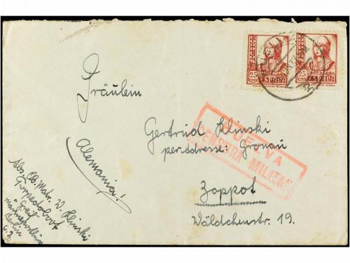 ✉ ESPAÑA GUERRA CIVIL. 1937. Carta enviada por un marinero d