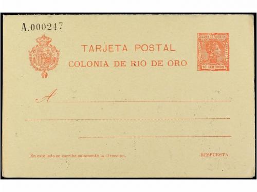✉ COLONIAS ESPAÑOLAS: RIO DE ORO. Ed. 4. 1907. RÍO DE ORO a 