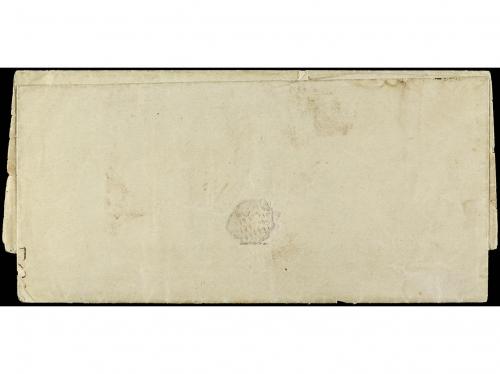 ✉ FILIPINAS. Ed. 7. 1859. LINGAYEN a MANILA. Carta completa 