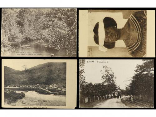 ✉ CONGO BELGA. Lote de 20 postales del período 1908-1938, ci