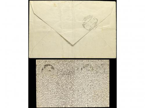 ✉ ESPAÑA GUERRA CIVIL. 1937-44. Carta y tarjeta enviados al 