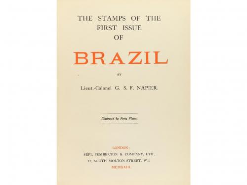 BIBLIOGRAFÍA. BRASIL: The Stamps of the First Issue of Brazi