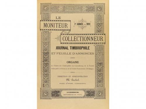 BIBLIOGRAFÍA. VARIOS. Le Moniteur du Collectionneur, 1891 (A