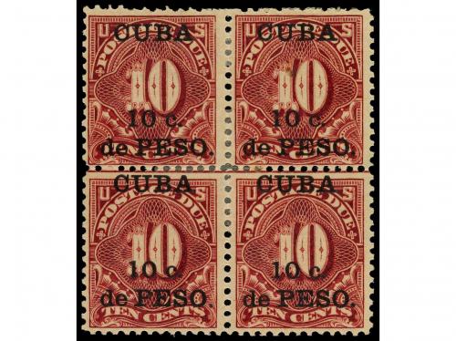 * CUBA: OCUPACION ESTADOS UNIDOS. Sc. J 1/45. 1899. SERIE CO