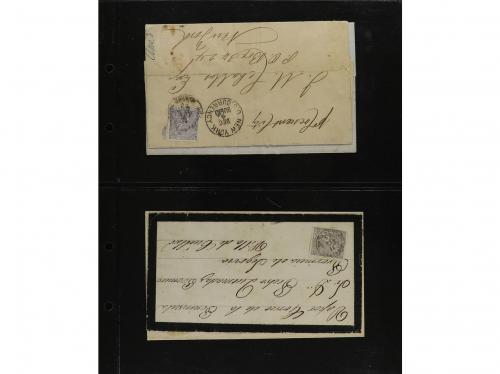 */° ✉ ESPAÑA. EMISIONES DE 1871 y 1874. Conjunto de sellos n