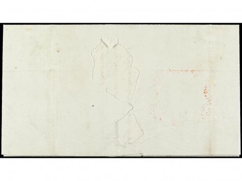 ✉ COLOMBIA. Sc. 12. 1860. BOGOTÁ a NEW YORK. 20 cts. azul, m