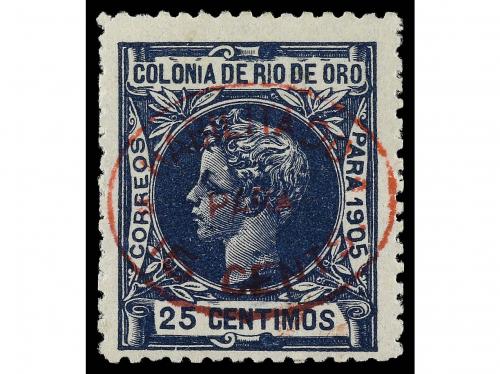 * COLONIAS ESPAÑOLAS: RIO DE ORO. Ed. 17. 15 c. s. 25 c. azu