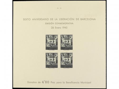 (*) ESPAÑA: AYUNTAMIENTO DE BARCELONA. Ed. NE 27s/28s. HB SI