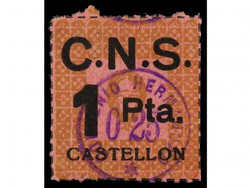 ESPAÑA GUERRA CIVIL. CASTELLÓN. C.N.S. (Central Nacional Sin