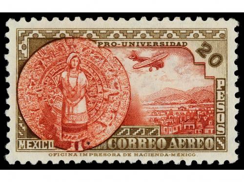 */(*) MEXICO. Yv. Av. 52/59. 1934. PRO UNIVERSIDAD. Serie co