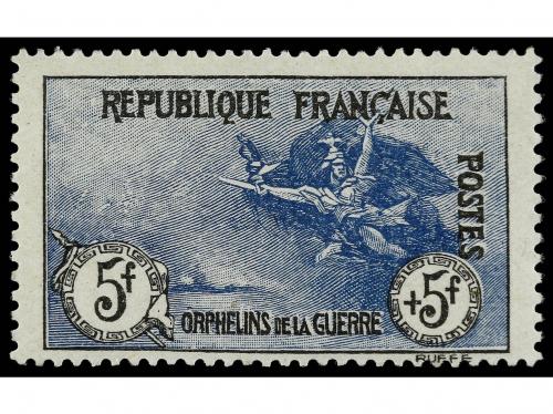** FRANCIA. Yv. 148/55. 1917-18. HUÉRFANOS DE GUERRA. Serie 