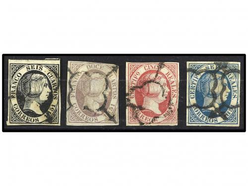° ESPAÑA. Ed. 6, 7, 9, 10. CUATRO sellos, excelente aspecto.