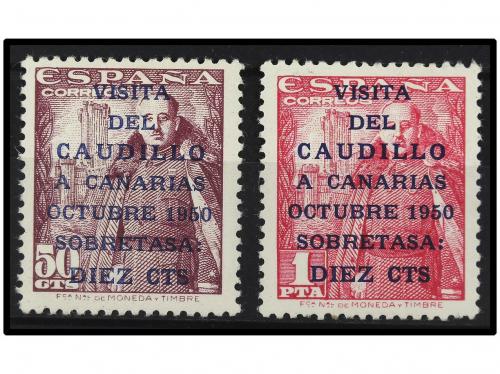 * ESPAÑA. Ed. 1083A/B. CANARIAS CORREO. I TIRADA. Serie comp