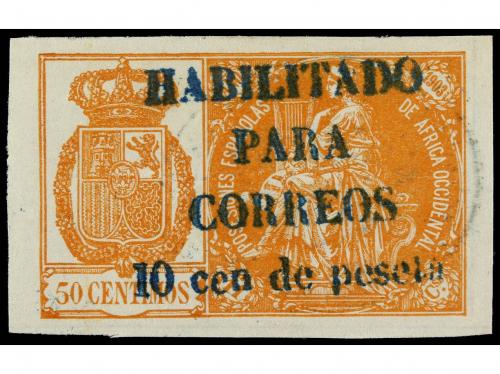 * COLONIAS ESPAÑOLAS: GUINEA. Ed. 26D. 10 cen. s. 50 cts. na