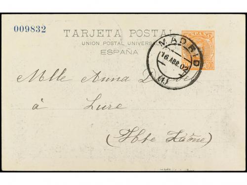 ✉ ESPAÑA. 1902 (16 abril). Tarjeta postal de iniciativa priv
