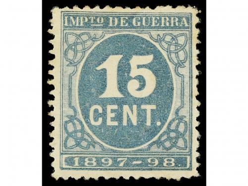 (*) ESPAÑA. Ed. 234. 15 céntimos verde. MAGNÍFICO EJMPLAR. 