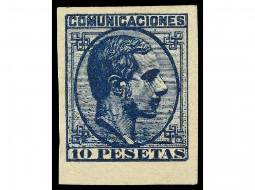 (*) ESPAÑA. Ed. 199s. 10 pesetas azul SIN DENTAR borde de ho