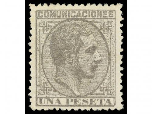 (*) ESPAÑA. Ed. 197. 1 peseta gris. PIEZA DE LUJO. 