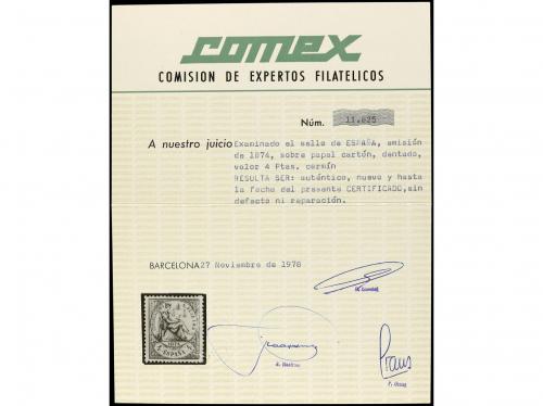 (*) ESPAÑA. Ed. 151p. 4 pts. rosa papel cartón. Centraje per
