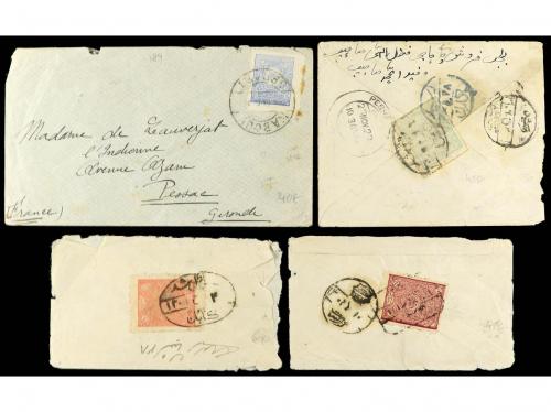 ✉ AFGANISTAN. 1900-1930. Conjunto de 9 cartas. 