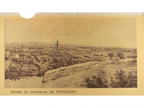 1905. FOTOGRAFÍA. (BARCELONA). VISTA PANORÁMICA DE BARCELON