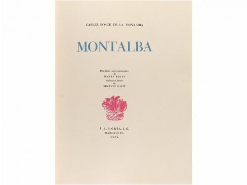 1954. LIBRO. (BIBLIOFILIA). BOSCH DE LA TRINXERIA, CARLES; R