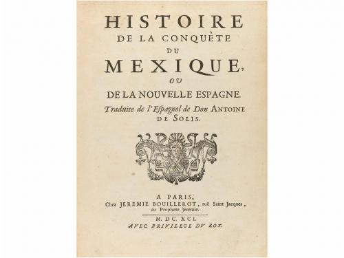 1691. LIBRO. (HISTORIA MÉXICO). HISTOIRE DE LA CONQUÊTE DU M