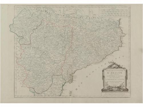 1770 ca. MAPA. VAUGONDY, ROBERT DE:. ETATS DE LA COURONNE D&#39;