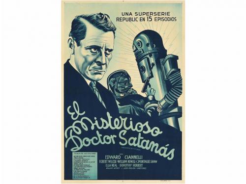 1937. CARTEL. EL MISTERIOSO DOCTOR SATANÁS. MYSTERIOUS DOCTO